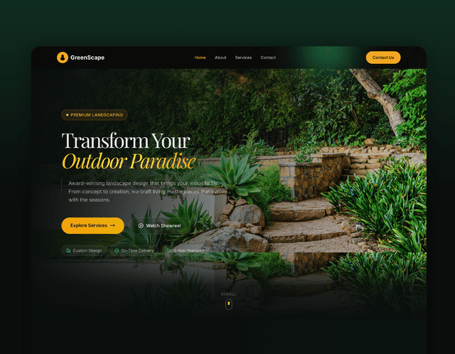 Greenscape Custom Web Designer Springfield, Missouri